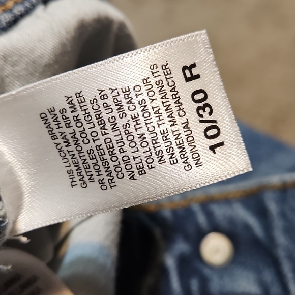 NWT Lucky Brand Boy Mid-Rise Straight Jeans - Picture 12 of 15